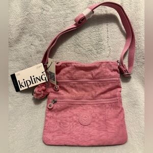 Kipling Pink Crossbody Bag - Lightweight Everyday Tote